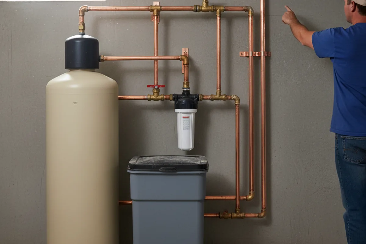 Whole-house water treatment system installed in Mehoopany
